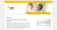 Desktop Screenshot of bdpk.de